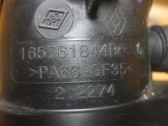 Патрубок повітряний, вхід в турбіну (наддув) 165761844R RENAULT