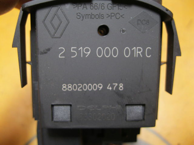 Кнопка коректора фар 251900001R RENAULT