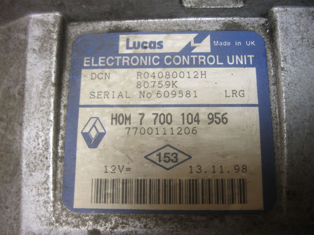 Блок двигуна 7700104956 RENAULT
