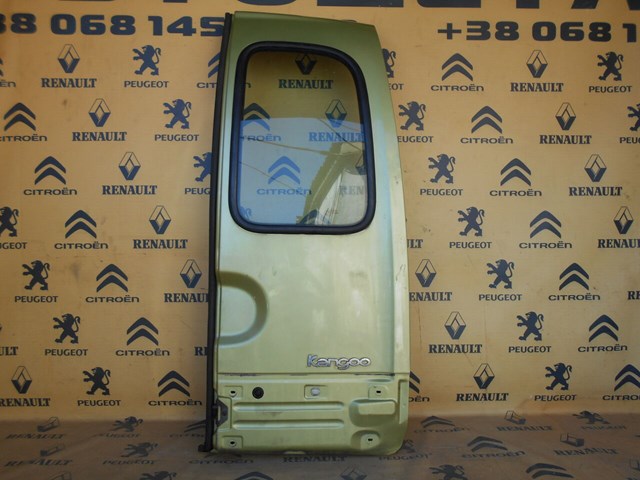 Б/у дверь задняя правая под стекло распашонка  renault kangoo 1 (1997-2007) код: 1552 7751468944