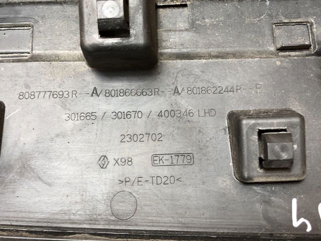 Молдинг передніх лівих дверей 808777693R RENAULT
