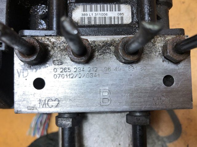 Гідроблок АБС 9649988180 PEUGEOT