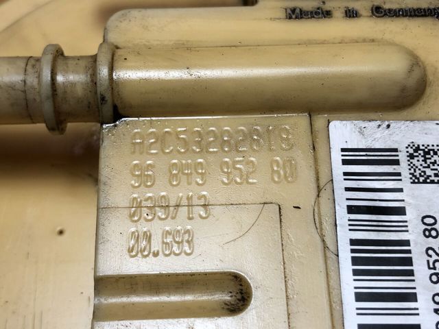 Модуль паливного насосу, з датчиком рівня палива 9684995280 PEUGEOT