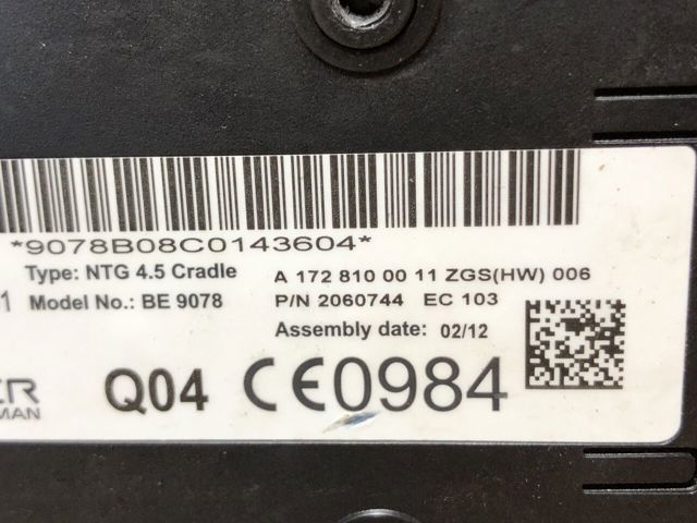 Блок керування навігацією A1728100011 MERCEDES