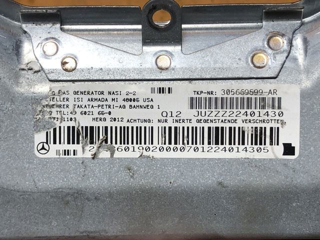 Подушка Айрбег водія захисту колін A2048601902 MERCEDES