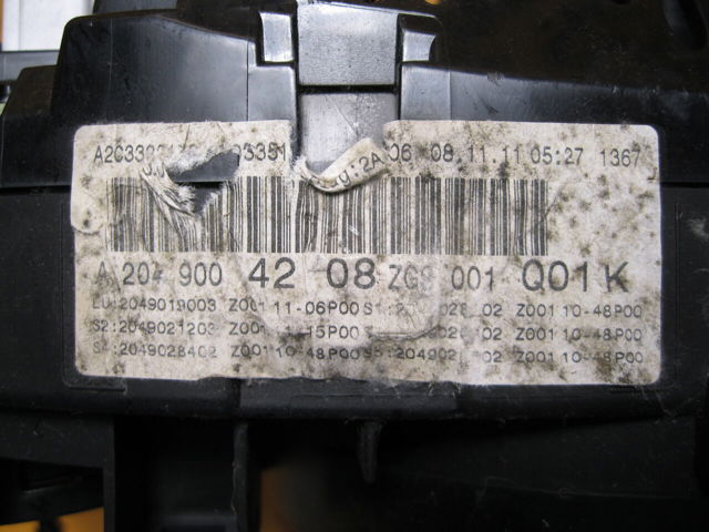 Панель приладів A2049005513 MERCEDES