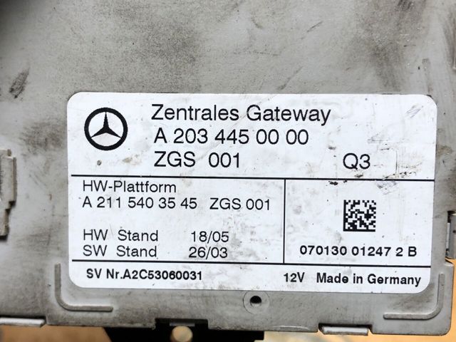 Блок управління центральним замком A2115403545 MERCEDES