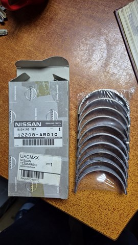 Вкладиші колінвала, корінні, комплект, 1-й ремонт (+0,25) 12208AR010 NISSAN