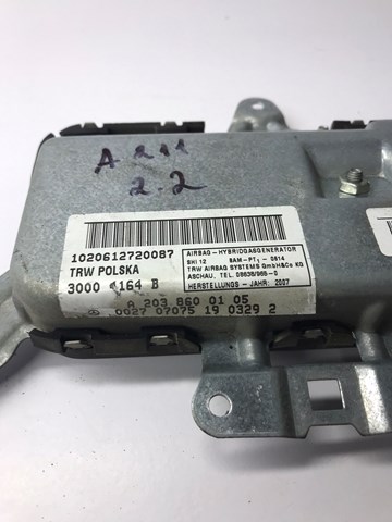 Подушка безпеки, пасажирська, AIRBAG A2038600105 MERCEDES