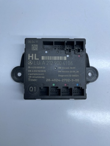 Блок комфорту задніх дверей A2129004106 MERCEDES