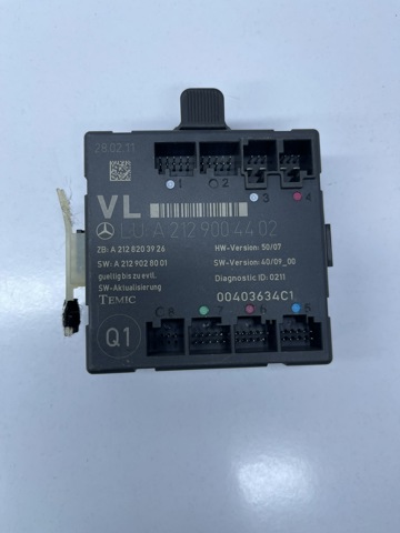 Блок комфорту передніх дверей A2129004402 MERCEDES