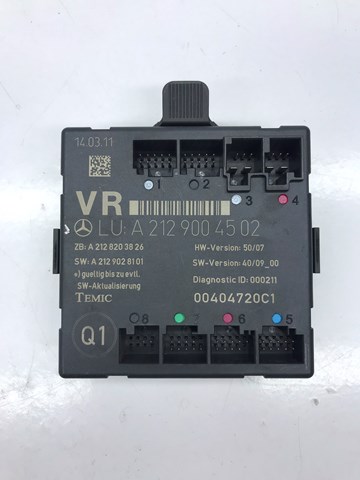 Блок комфорту передніх дверей A2129004502 MERCEDES