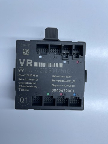 Блок комфорту передніх дверей A2129004502 MERCEDES
