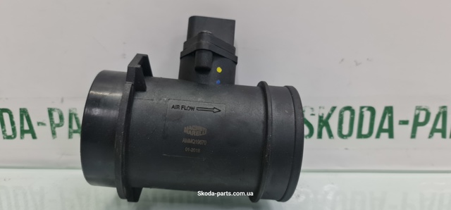 Датчик потоку (витрати) повітря, витратомір MAF - (Mass Airflow) 059906461B VAG