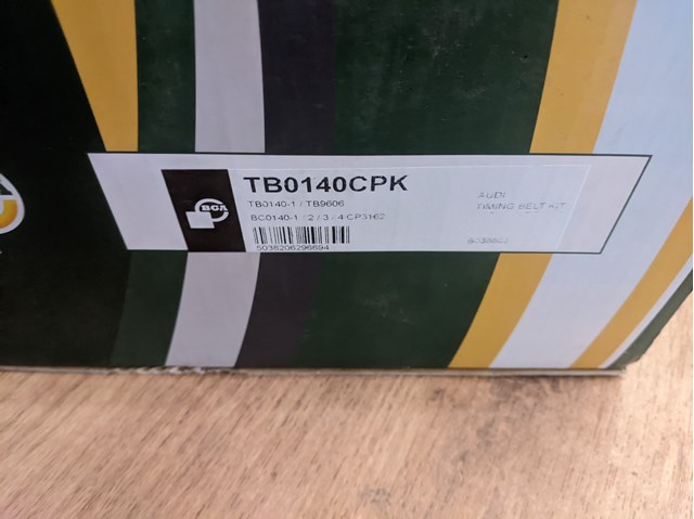 Ремінь ГРМ, комплект TB0140CPK BGA