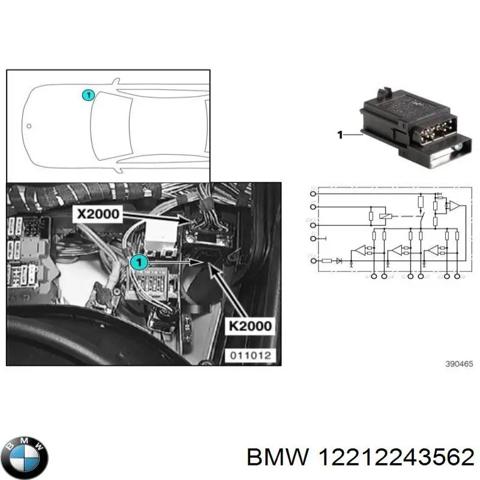Реле управління 12212243562 BMW