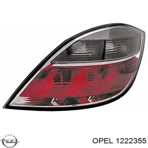 Ліхтар задній лівий 1222355 OPEL