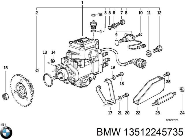Насос паливний високого тиску 13512245735 BMW