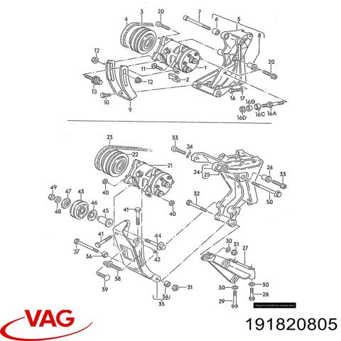 Насос кондиціонера 191820805 VAG