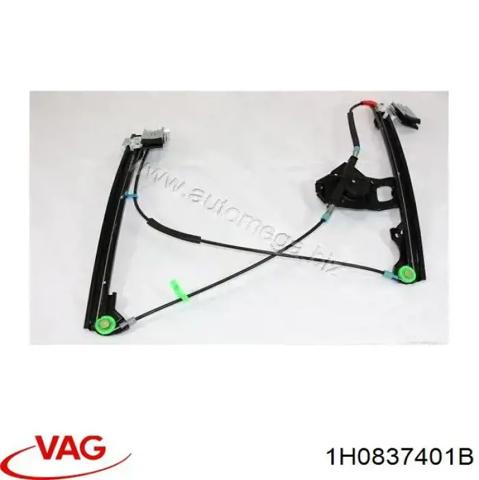 Склопідйомник передньої лівої двері 1H0837401B VAG