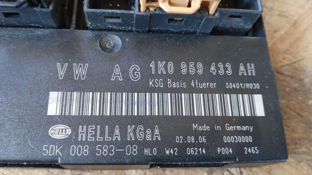 Блок управління центральним замком 1K0959433AH VAG