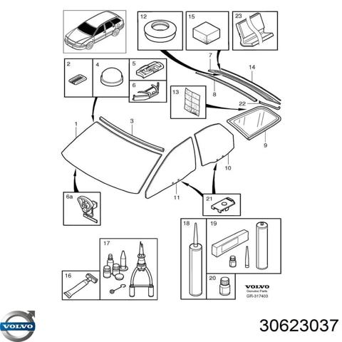 Автоскло Volvo V40