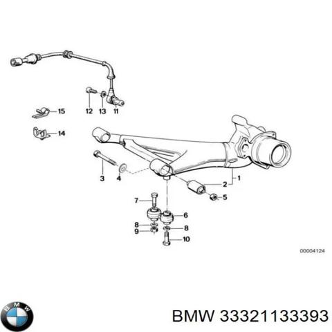 Балансир задній нижній, лівий 33321133393 BMW