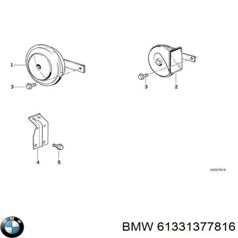 Сигнали звукові 61331377816 BMW