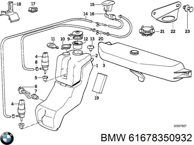 Бачок омивача скла BMW 5 E34