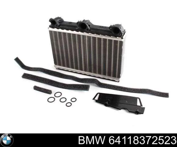 Радіатор обігрівача 64118372523 BMW