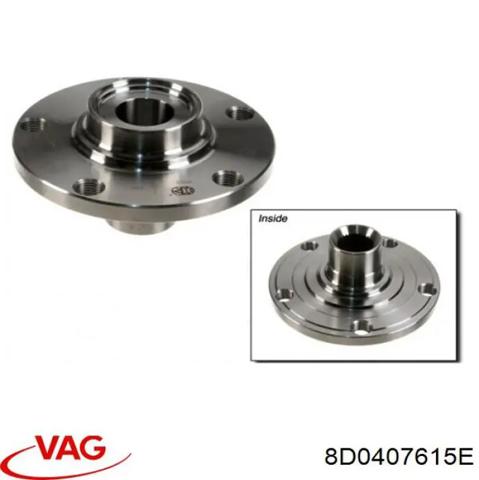 Маточини передніх коліс 8D0407615E VAG