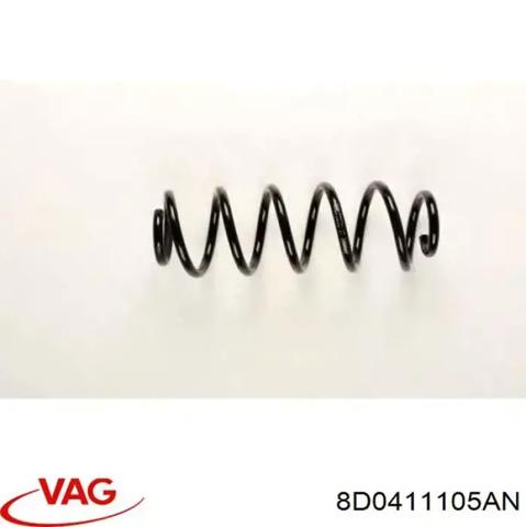 Пружина передня 8D0411105AN VAG