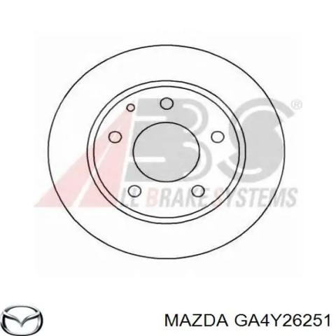 Диск гальмівний задній GA4Y26251 MAZDA