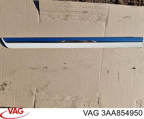 Накладка задніх правих дверей, нижня 3AA854950 VAG