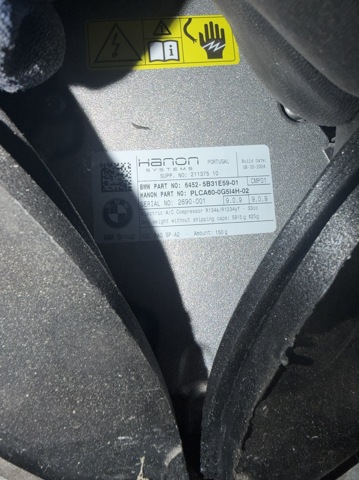 Насос кондиціонера 64525B31E59 BMW