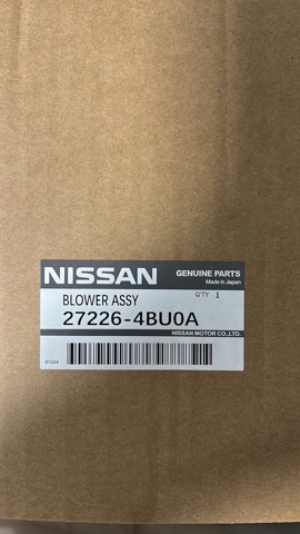 Моторчик пічки 272264BU0A NISSAN