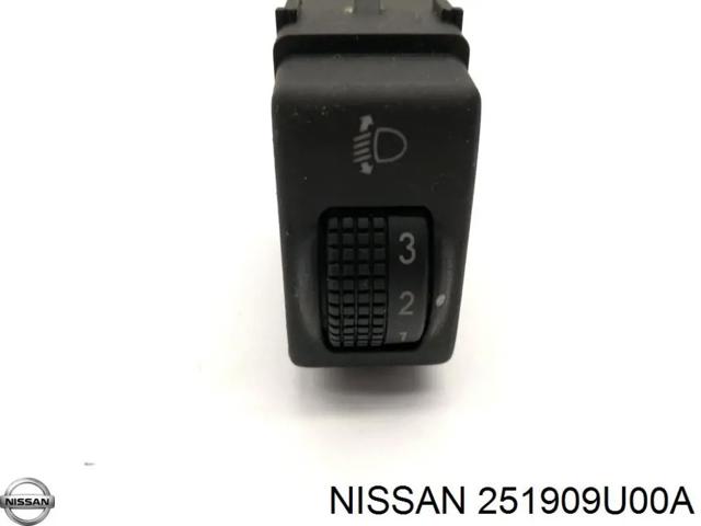 Кнопка коректора фар 251909U00A NISSAN