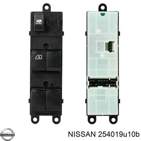 Кнопковий блок керування склопідіймачами передній лівий 254019U10B NISSAN