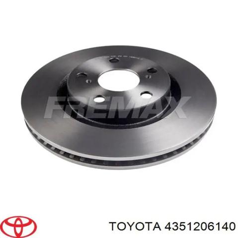 Диск гальмівний передній 4351206140 TOYOTA