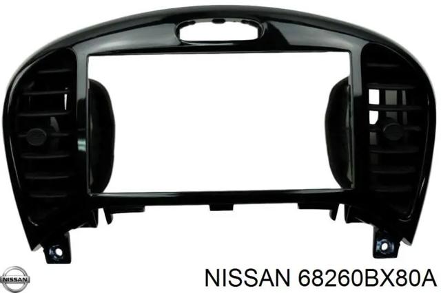 Облицювання приладів керування "торпедо" 68260BX80A NISSAN