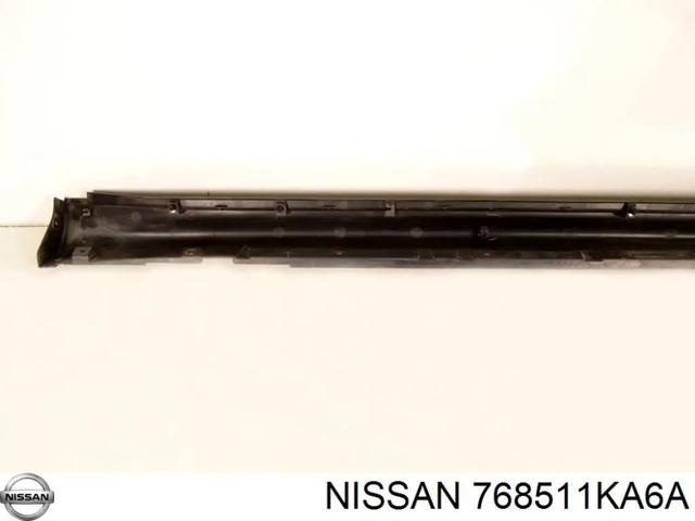 Накладка зовнішня (молдинг) порога, лівий 768511KA6A NISSAN