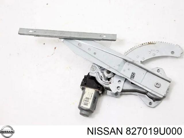 Механізм стеклопод'емника двері задньої, лівої 827019U000 NISSAN