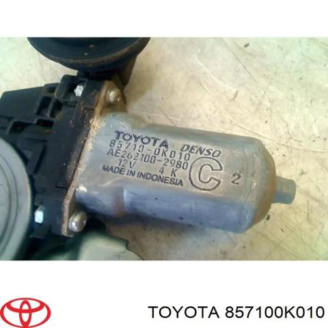 Мотор склопідйомника дверей передніх, правих 857100K010 TOYOTA