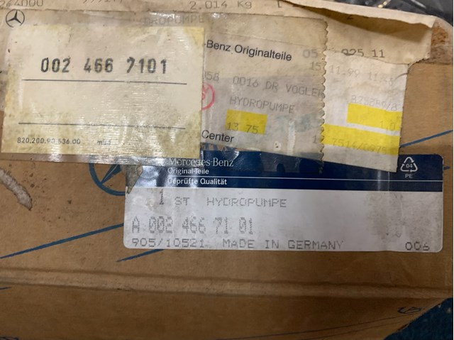 Насос гідропідсилювача керма (ГПК) A0024667101 MERCEDES