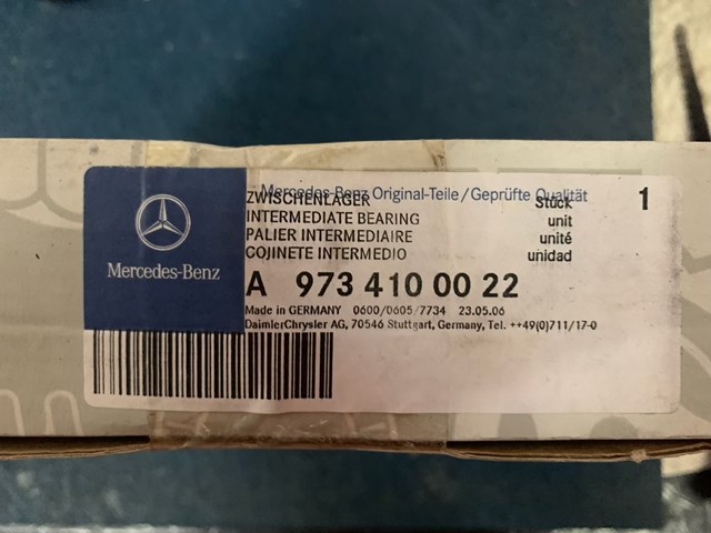 Опора карданного валу A9734100022 MERCEDES