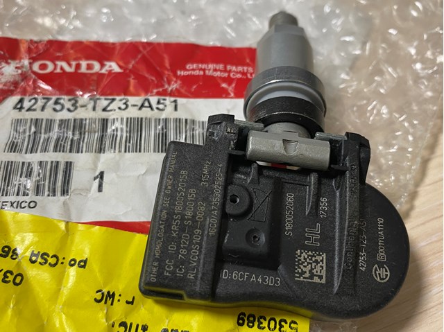 Датчик тиску повітря в шинах 42753TZ3A51 HONDA