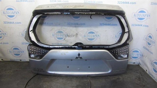 Вживаний кришка багажника для mitsubishi outlander xl срібна гола під покраску 5801A504