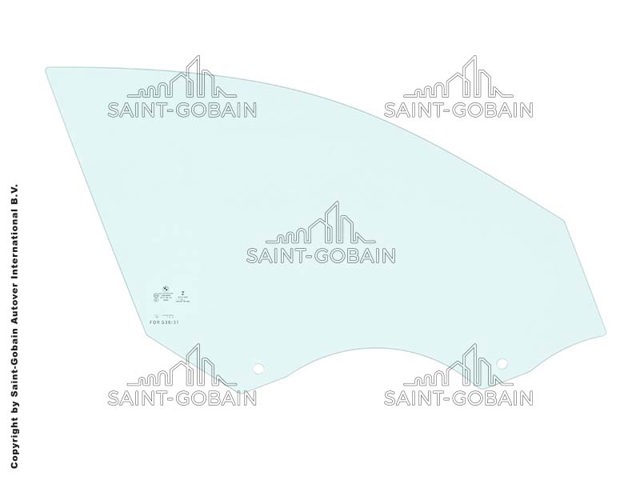 Скло пасажирських дверей 2485RGNS4FD SEKURIT