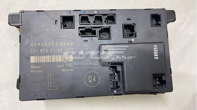 Блок управління комфорту A2118701126 MERCEDES