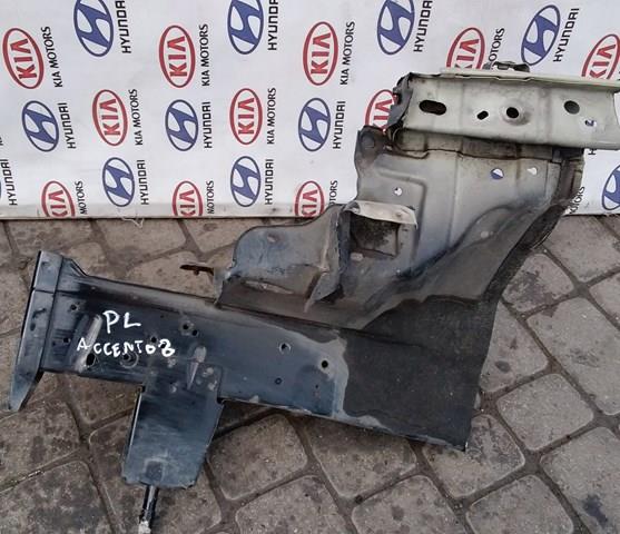 Панель бризковика (лонжерону) моторного відсіку, ліва 645011E300 HYUNDAI